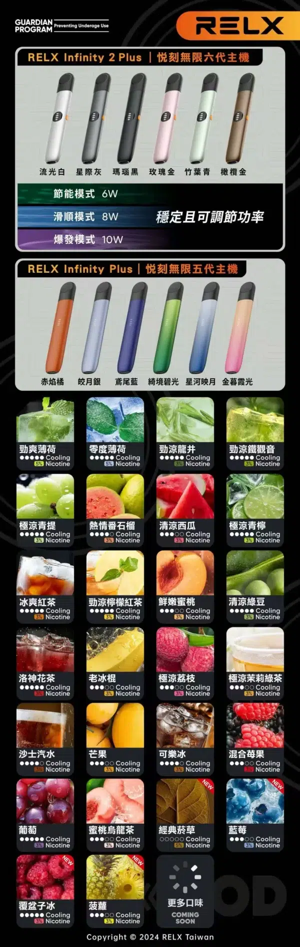 RELX 悅刻六代煙彈<br>不送主機賣場