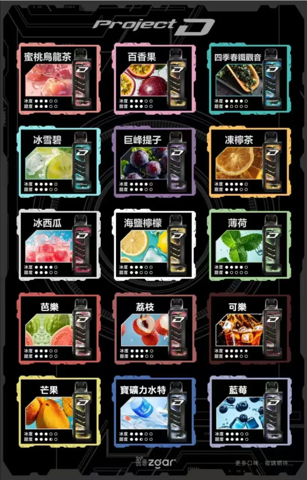 Zgar 冰熊卡帶<br>15000口<br>11w~18w可調